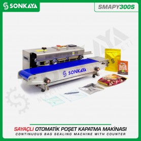 Sonkaya SMAPY300S Continuous Bag Sealing Machine With Counter