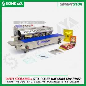Sonkaya SMAPY310R Stainless Continuous Bag Sealing Machine With Coder