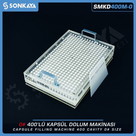 Sonkaya SMKD400M-0 Manual Capsule Filling Machine 400 Cavity 0 Size