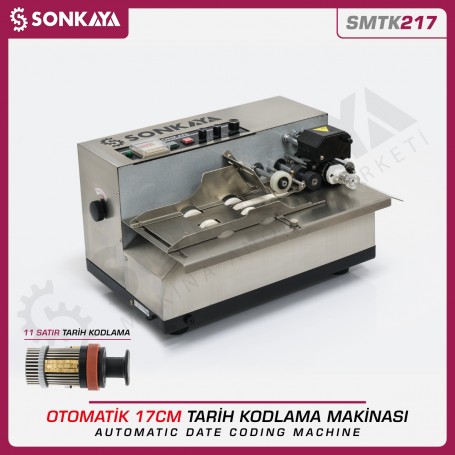 Sonkaya SMTK217 Otomatik Tarih Kodlama Makinası 11 Satır 17cm