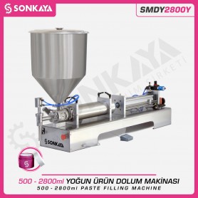 Sonkaya SMDY2800Y Semi Automatic Paste Filling Machine 2800ml