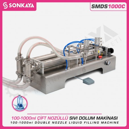 Sonkaya SMDS1000C Double Nozzle Liquid Filler 1000ml
