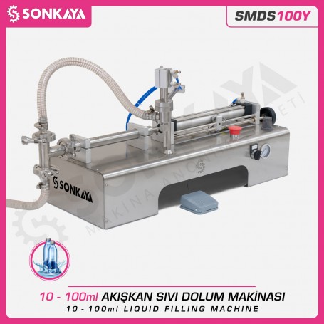 Sonkaya SMDS100Y Semi Automatic Liquid Filling Machine 100ml