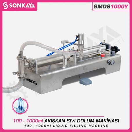 Sonkaya SMDS1000Y Semi Automatic Liquid Filling Machine 1000ml