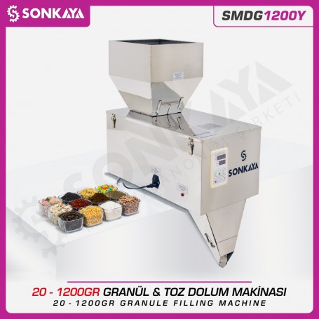 SMDG1200Y 20-1200gr Semiauto. Granule & Powder Filler