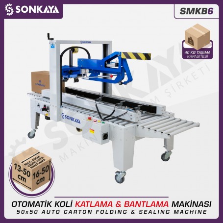 Sonkaya SMKB6 Automatic Carton Folding Sealing Machine 50x50cm
