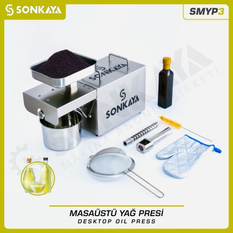 Sonkaya SMYP3 Desktop Mini Oil Press Machine