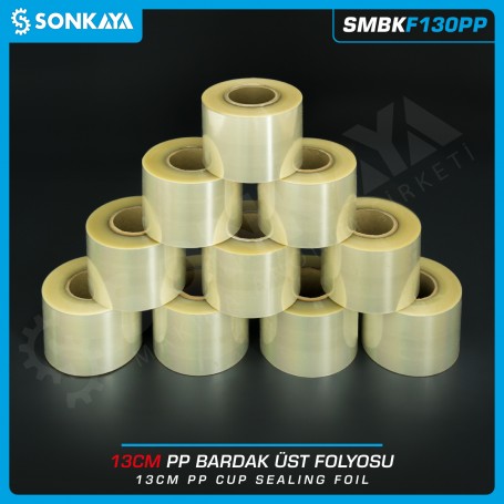 Sonkaya SMBKF130PP Polipropilen Clear Cup Sealing Film 13cm