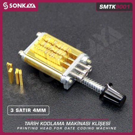 Sonkaya SMTK9001 Printing Head 3 Lines 4 mm