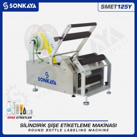 Sonkaya SMET125Y Semiauto Round Bottle Labeling Machine 25cm