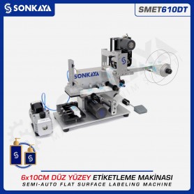Sonkaya SMET610DT Semiauto Flat Surface Labeling Machine With Coding